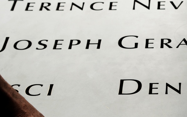 Airmen visit WTC Tribute Center and 9/11 Memorial