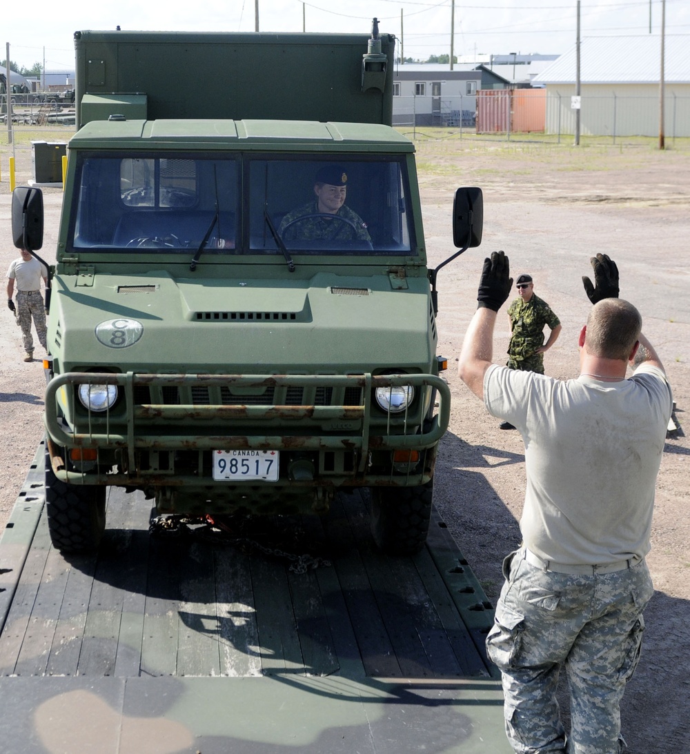 Canadian Military for convoy mission