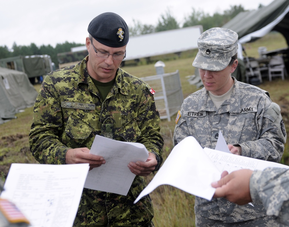 Canadian Military for convoy mission