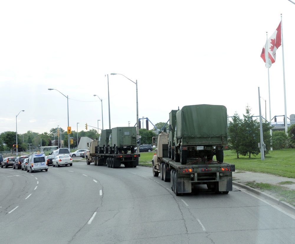 Canadian Military for convoy mission