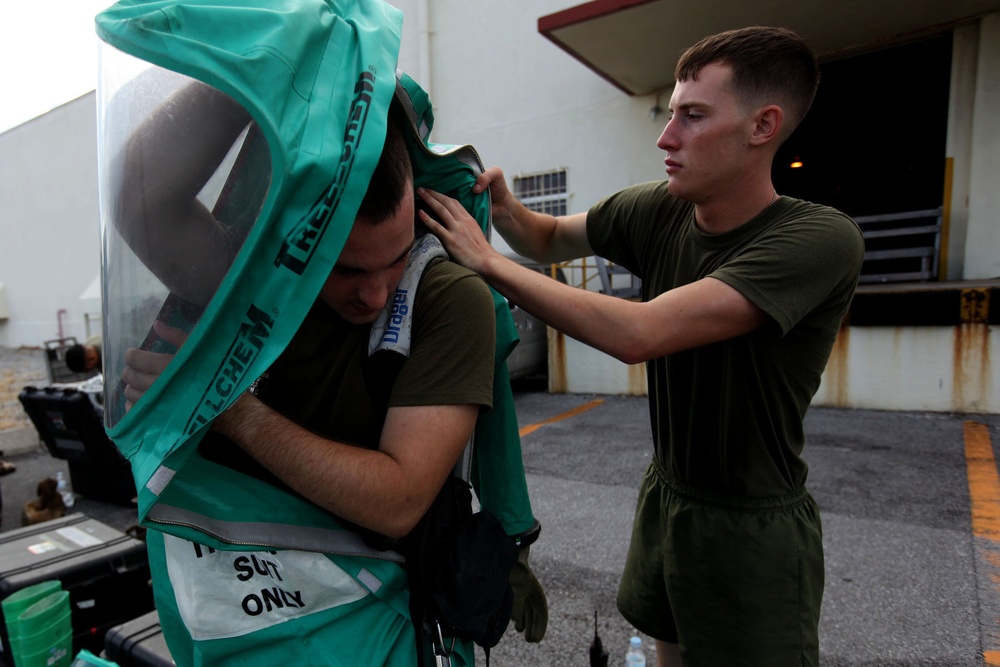 Training exercise in Japan