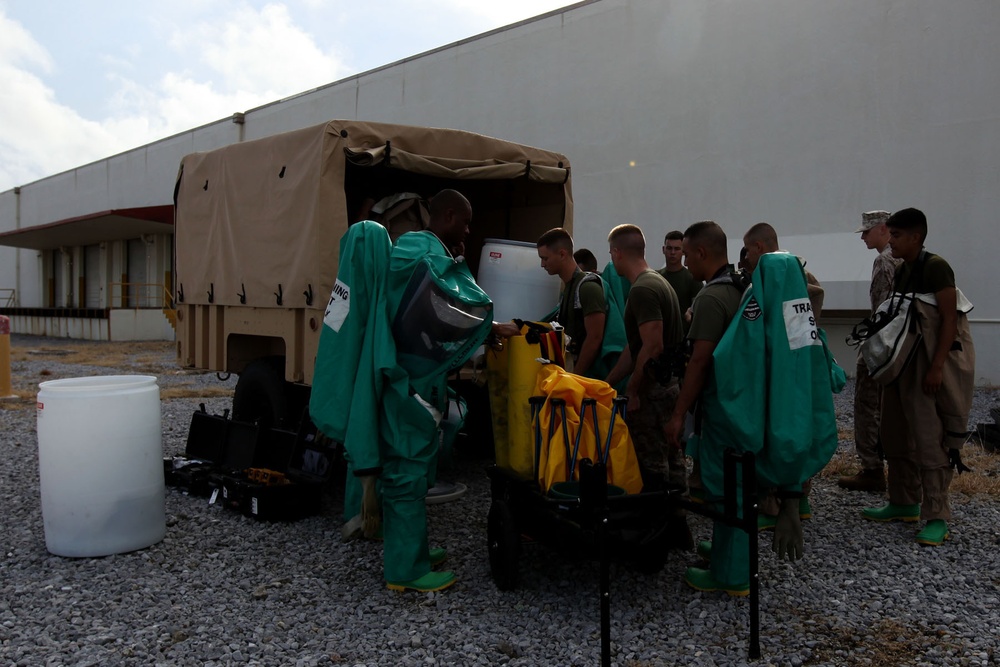 Training exercise in Japan