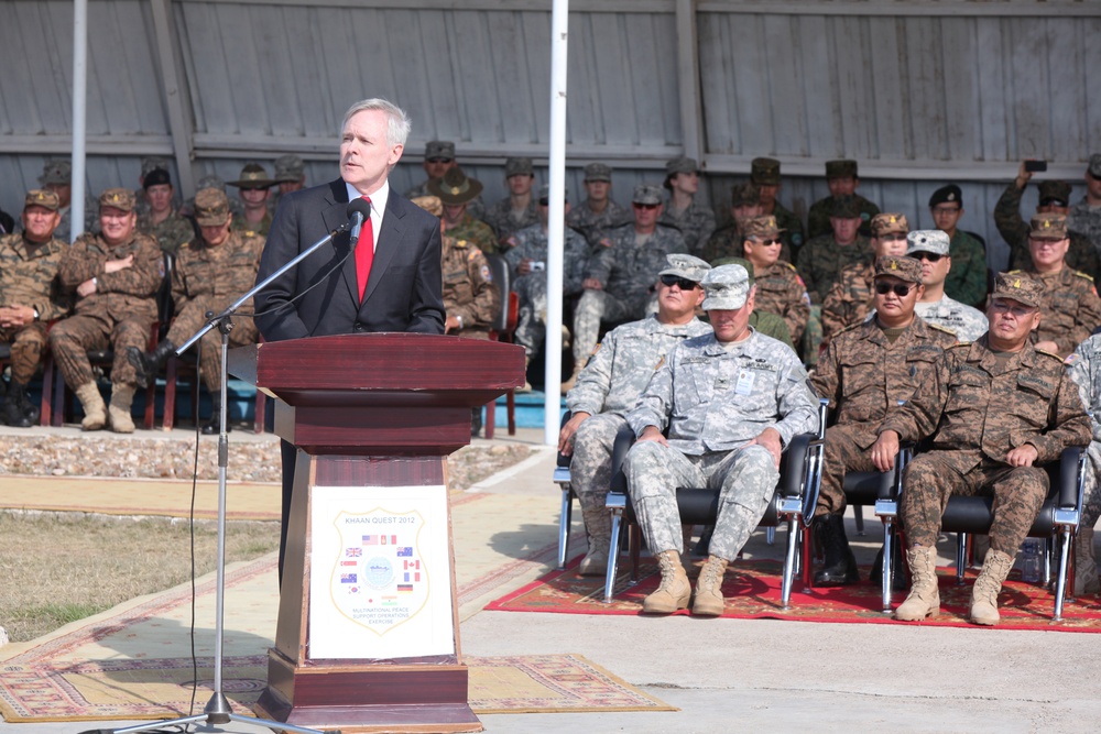 Khaan Quest 2012 concludes with ceremony, remarks from SecNav