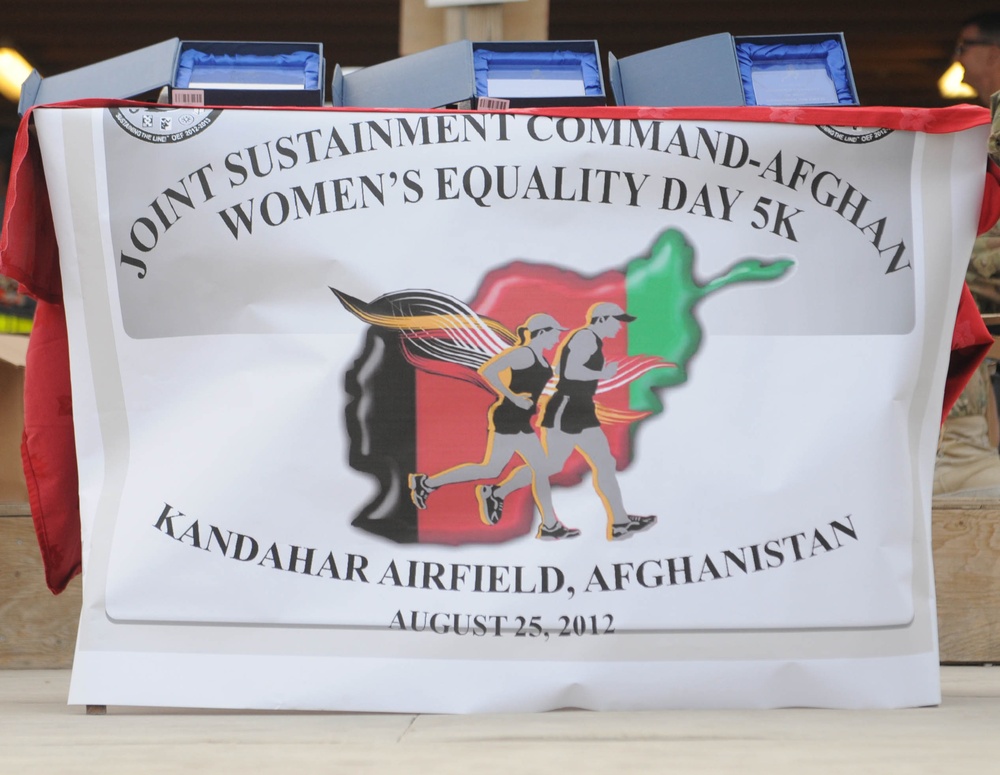 Joint Sustainment Command - Afghanistan celebrates Women's Equality Day