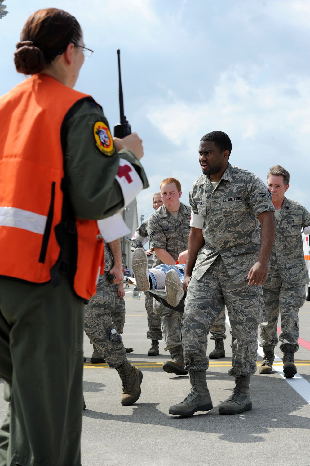 Misawa Air Base conduct mass casualty exercise