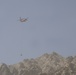Helicopter delivers supplies near Salang tunnel