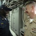 Rick West meets with sailors