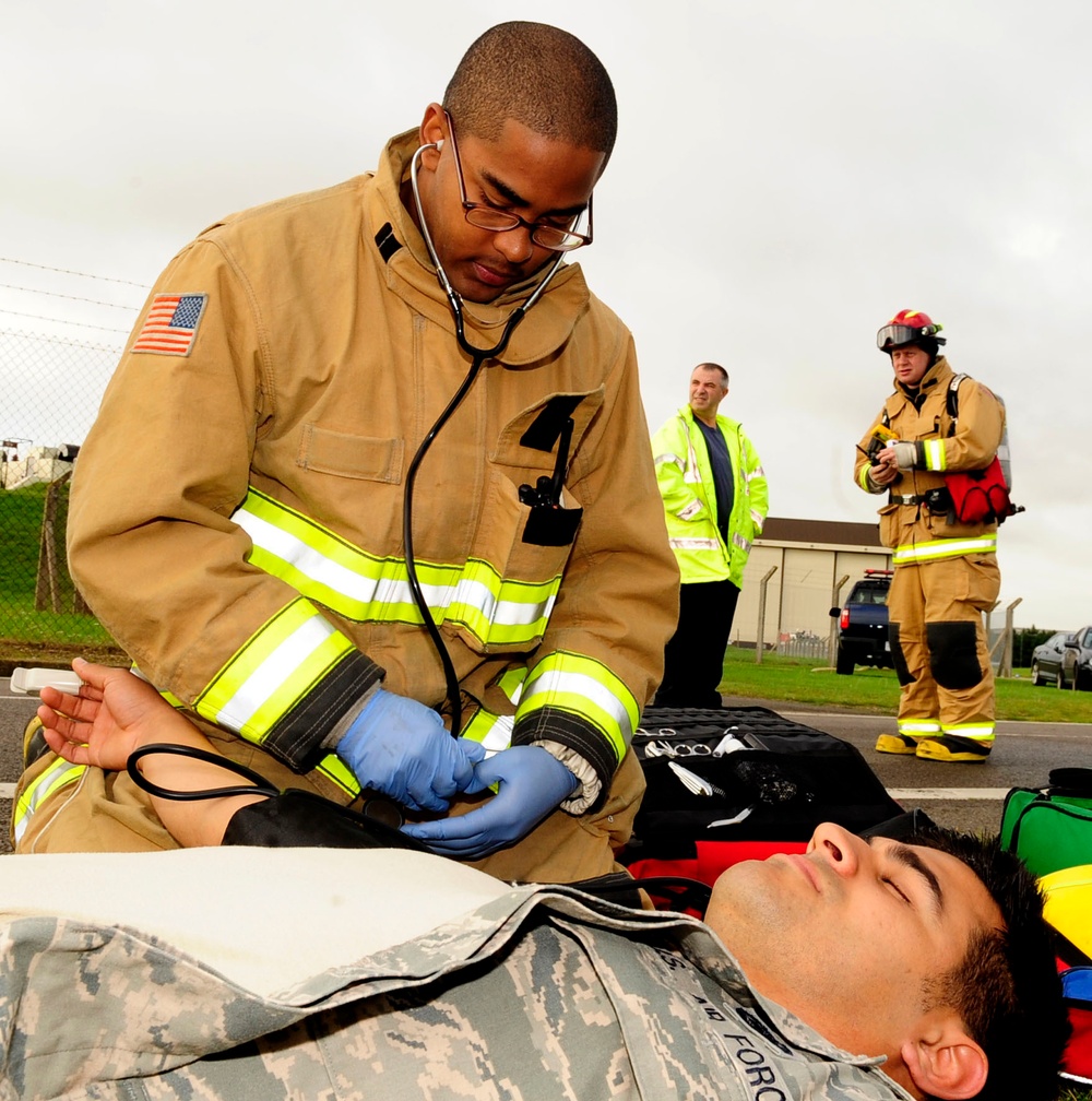 Team Mildenhall trains to control major fuel spill