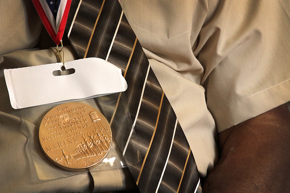 Montford Point Marine recieves Congressional Gold Medal