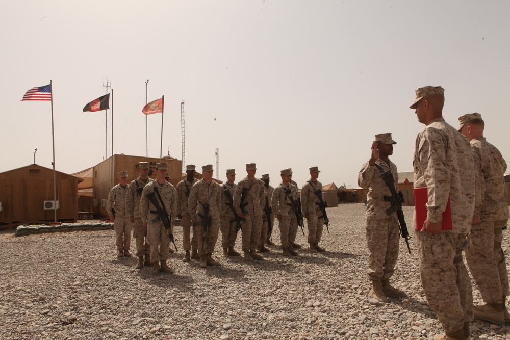 Reenlistment ceremony