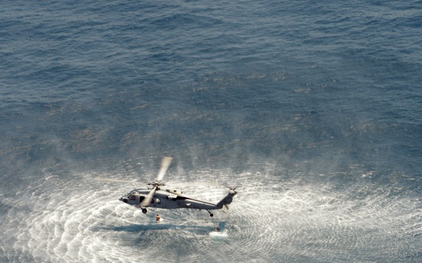 USS Ponce dive casualty drill