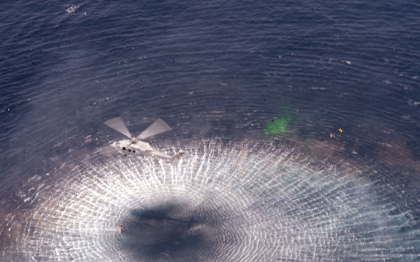 USS Ponce dive casualty drill