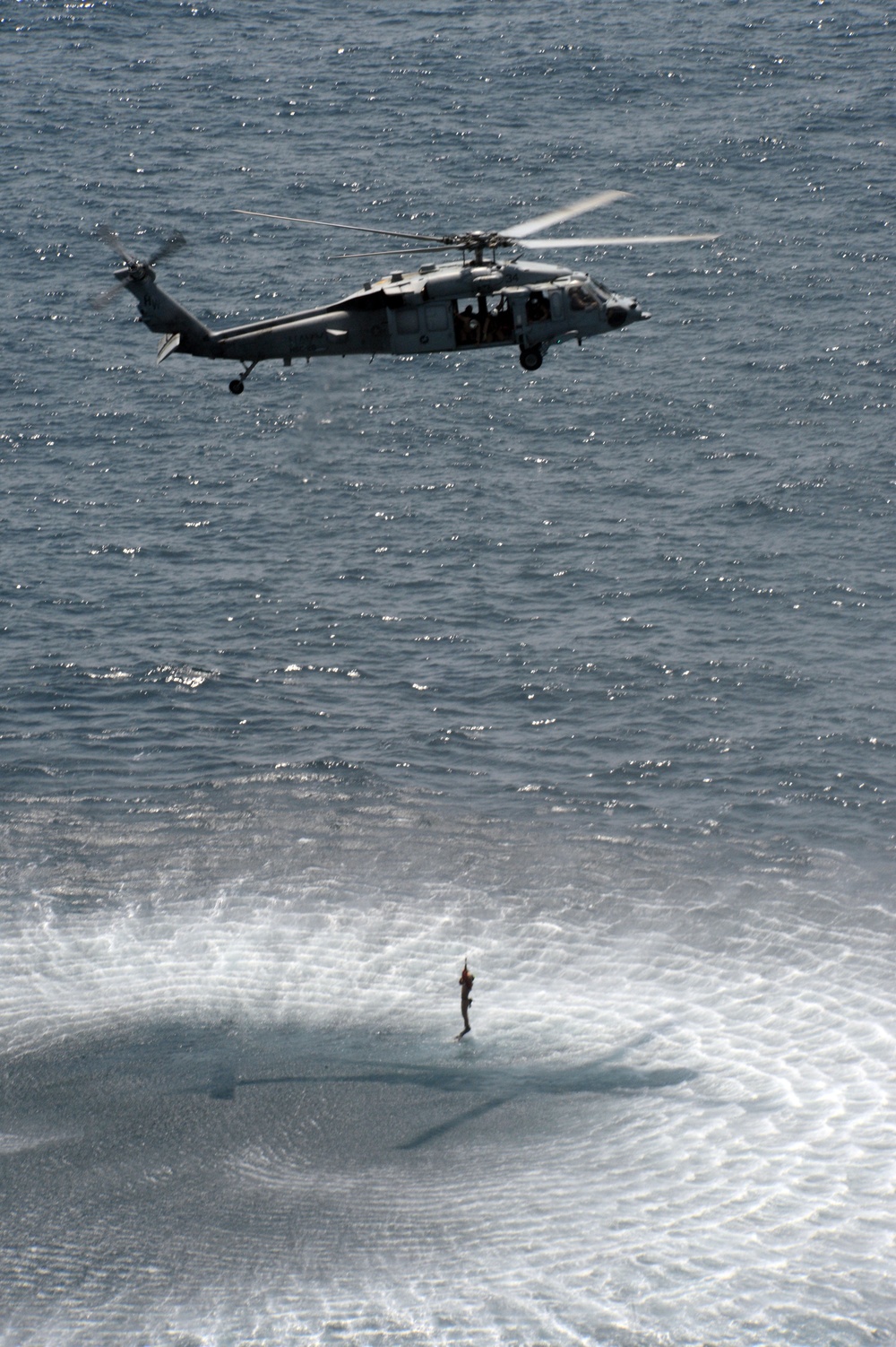 USS Ponce dive casualty drill