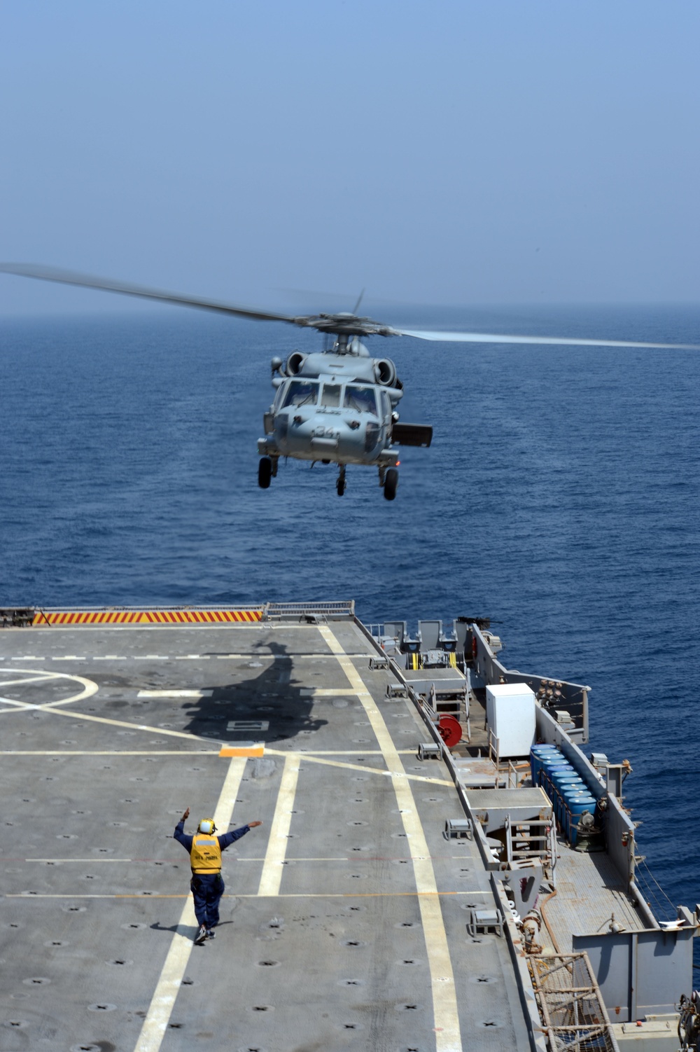 USS Ponce dive casualty drill
