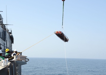 USS Ponce dive casualty drill