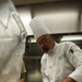 Hospital cooks train with professional chef