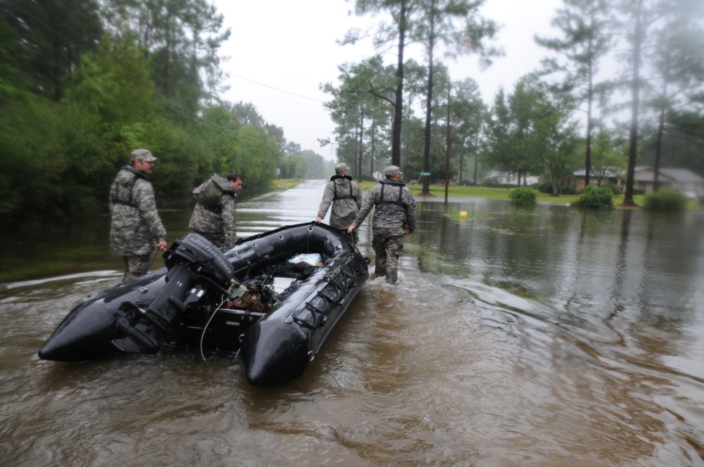 Mississippi National Guard Special Forces rescue residents post-Hurricane Isaac