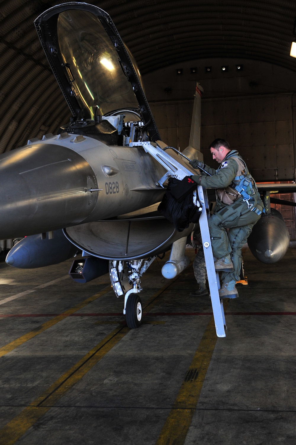 F-16s depart for Nordic Air Meet 2012