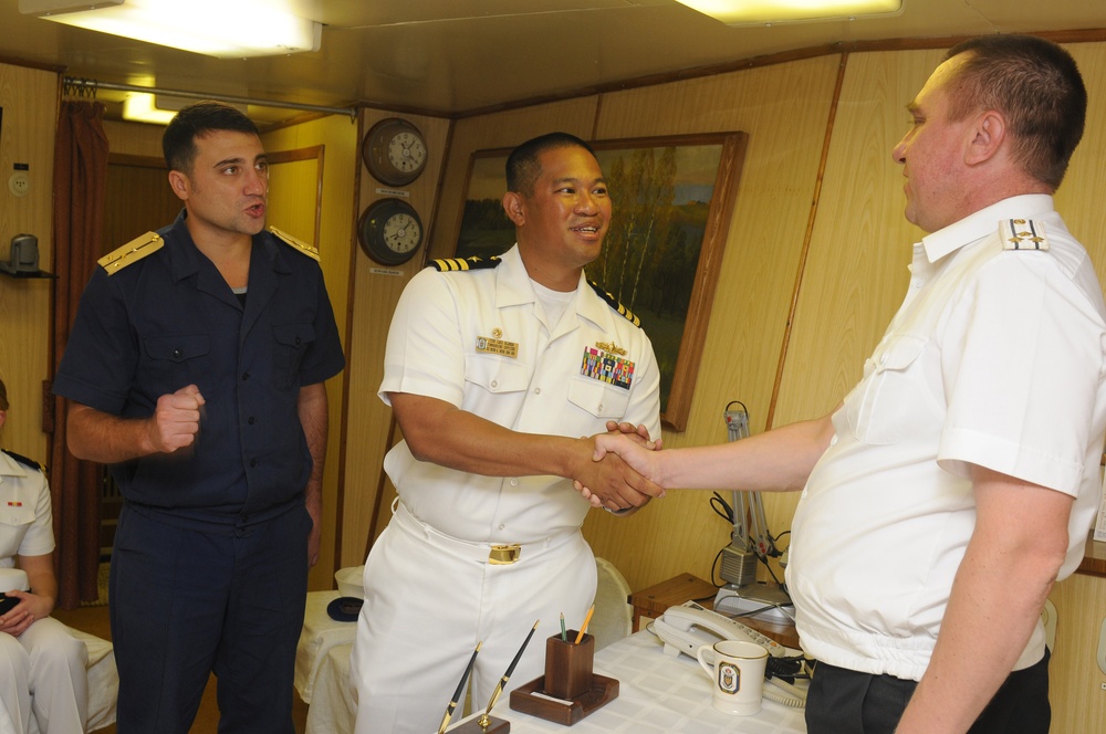 Meeting on the Admiral Panteleyev