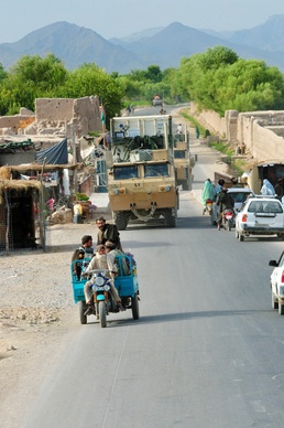 515th Transportation Company soldiers bring critical supplies to troops in Uruzgan