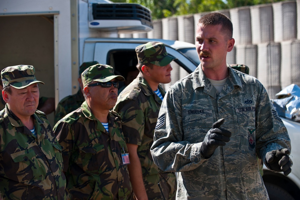TCM, Kyrgyz fire department train to save lives