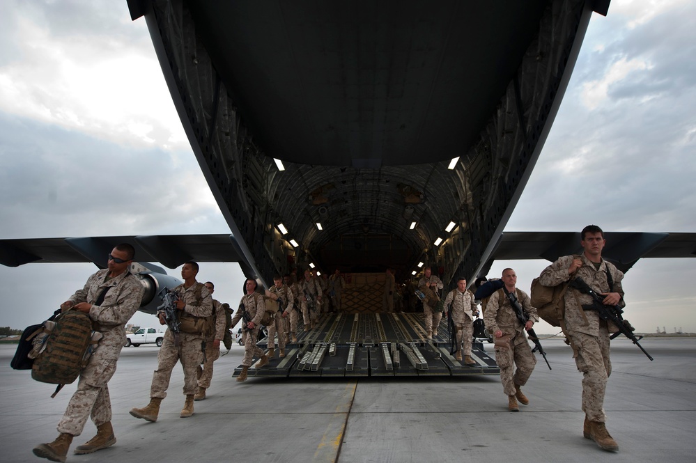 Transit Center loadmasters keep the mission moving