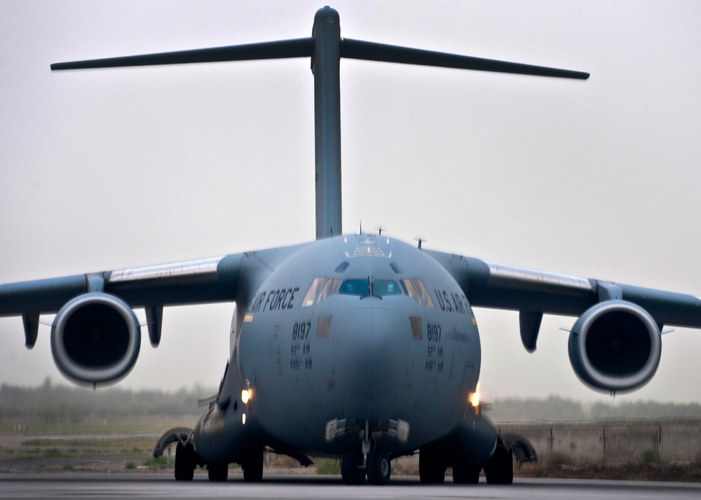 Transit Center loadmasters keep the mission moving