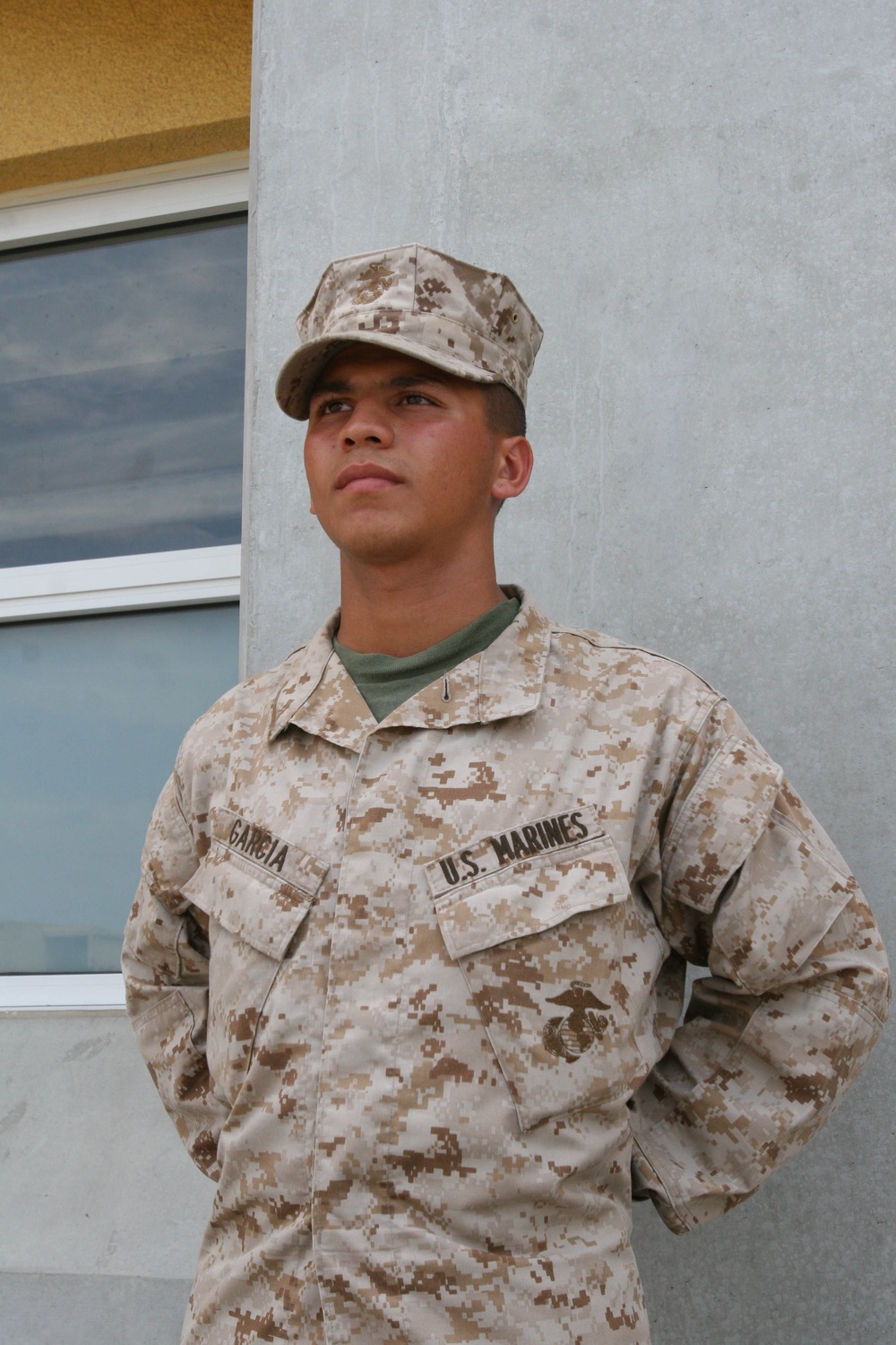 Tough childhood pushes new Marine to be the best