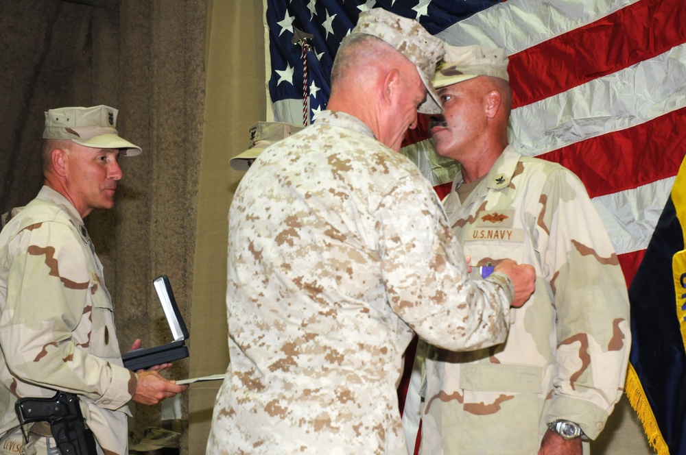 Seabees awarded Purple Heart