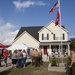 Home dedication and flagpole raising ceremony for Sgt.Maj. Mackey