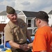 Home dedication and flagpole ceremony for Sgt.Maj. Mackey