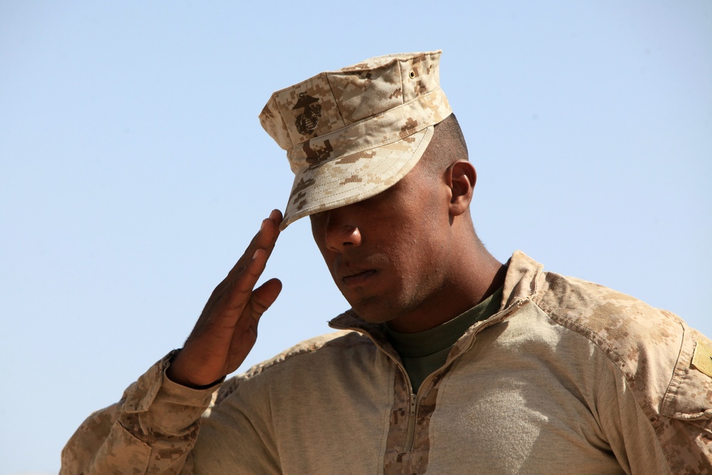 Marines honor fallen comrade