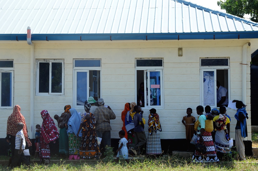 CJTF-HOA MEDCAP in Lunga Lunga