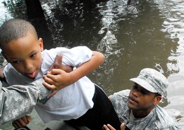 Louisana National Guard rescues citizens after Hurricane Isaac