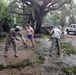 Louisiana National Guard clean up the streets of New Orleans