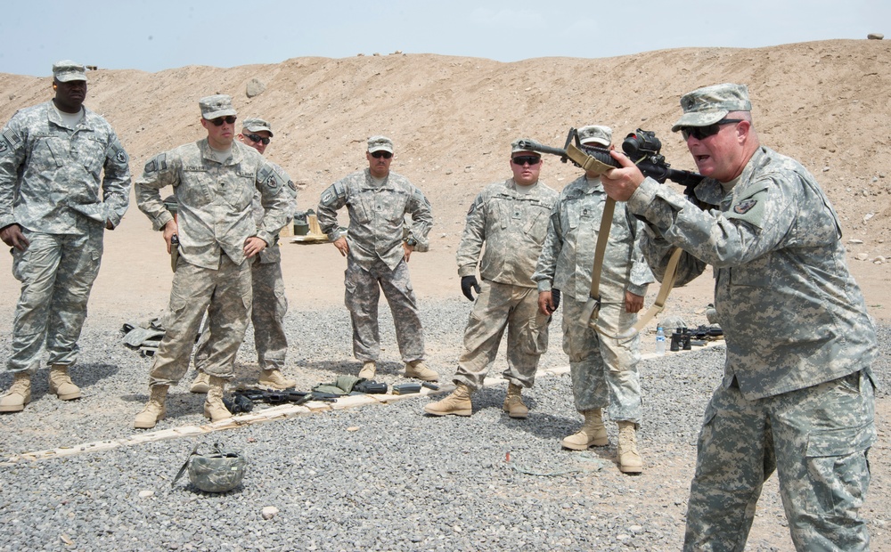 DVIDS - Images - 3-124th CAV leads M9, M4 re-qualification course ...