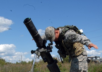 Mortar crews test new equipment