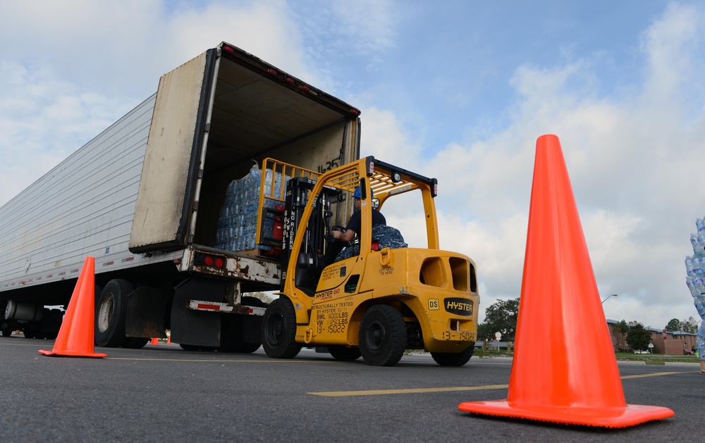 Assisting service members in need of water