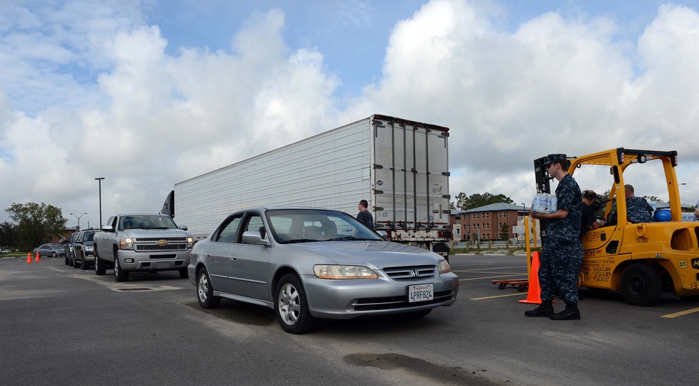 Assisting service members in need of water
