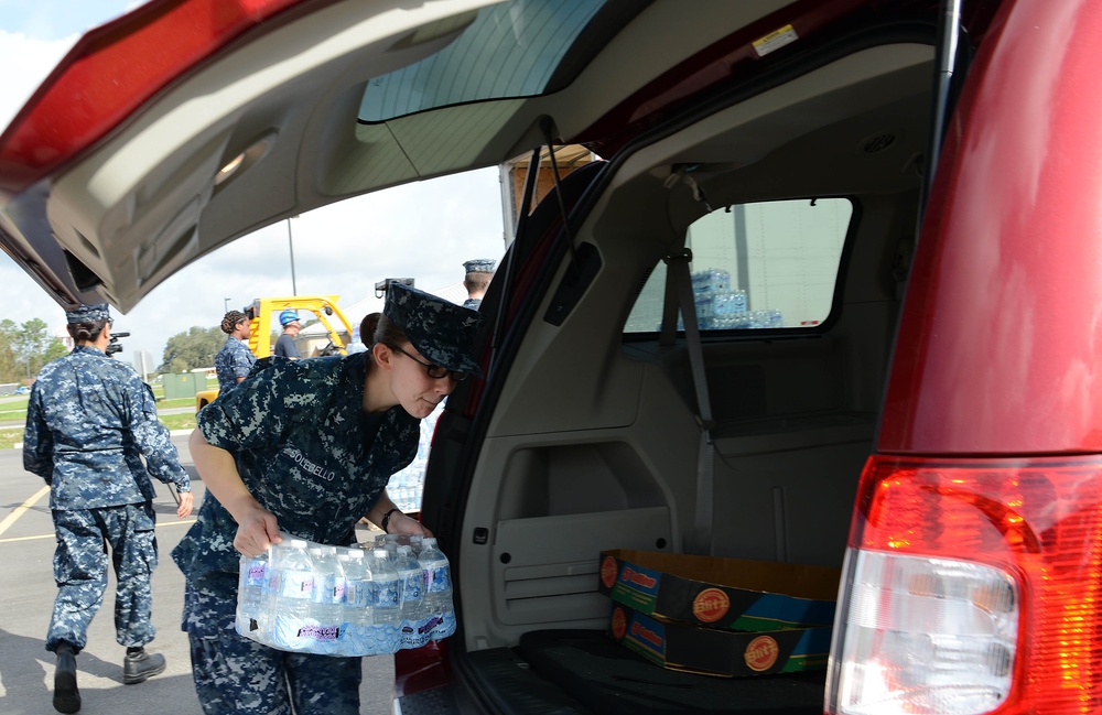 Assisting service members in need of water