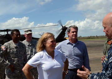 Meeting after Hurricane Isaac hit the local area