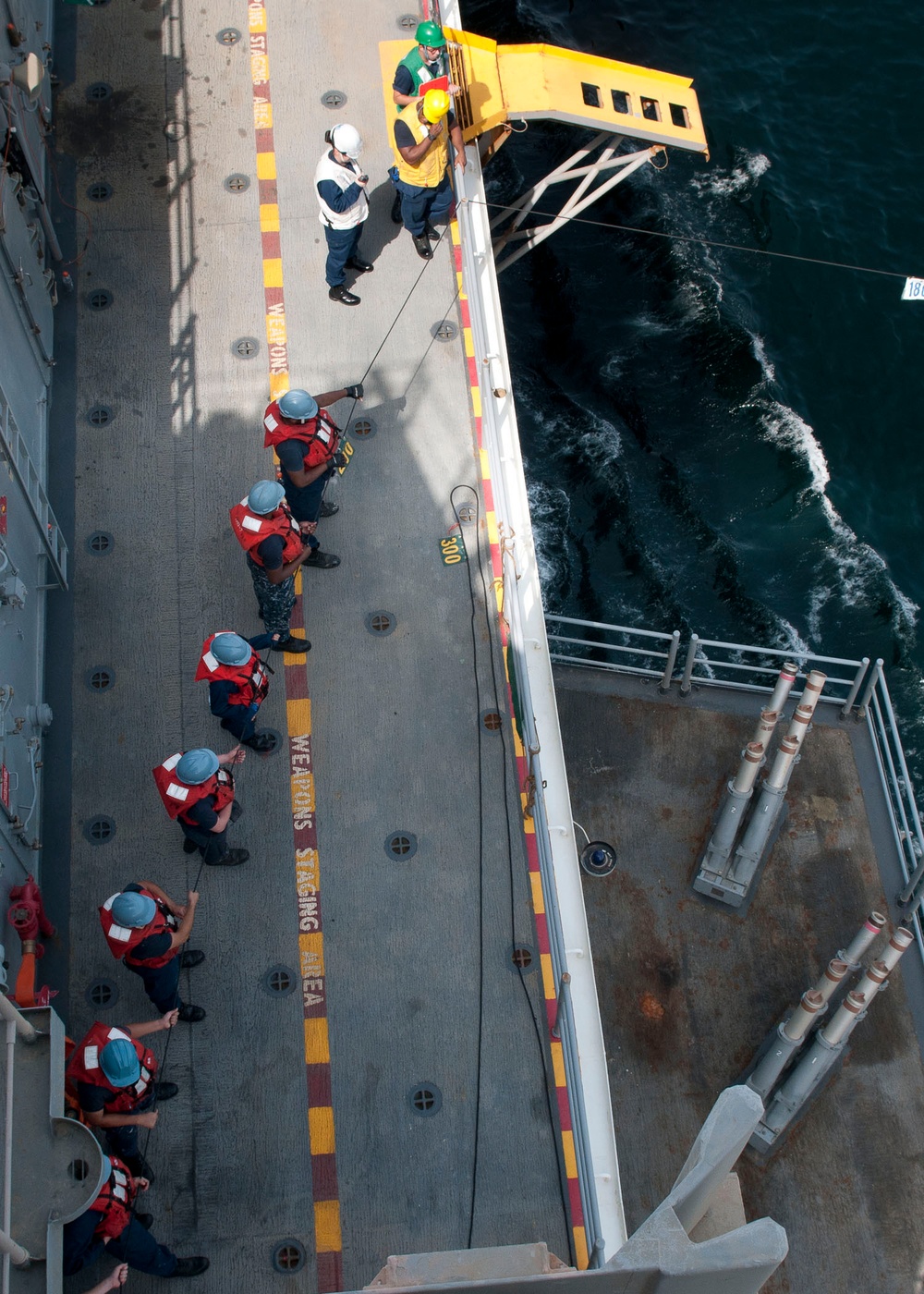 USS Iwo Jima action