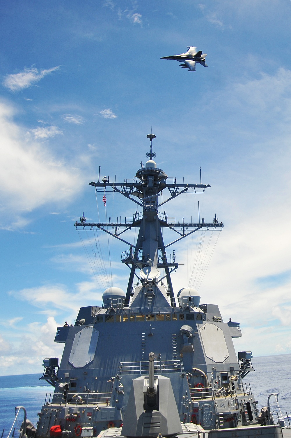 USS McCampbell action