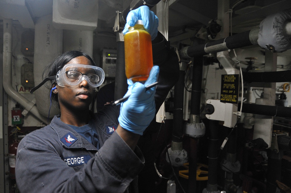 USS McCampbell action