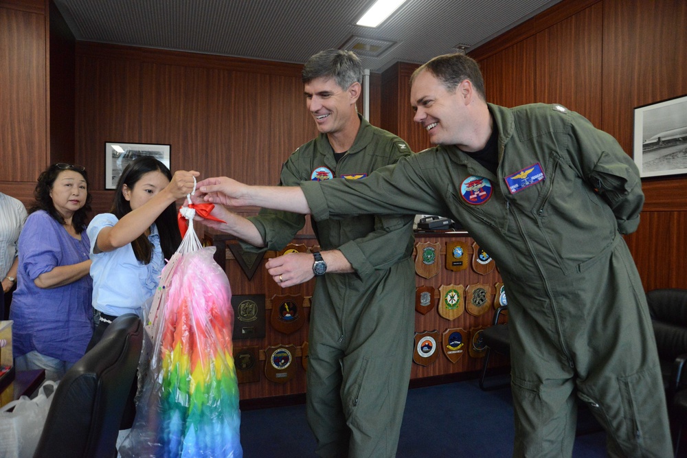 Naval leaders at NAF Atsugi