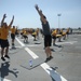 P90X creator works out with USS San Diego sailors