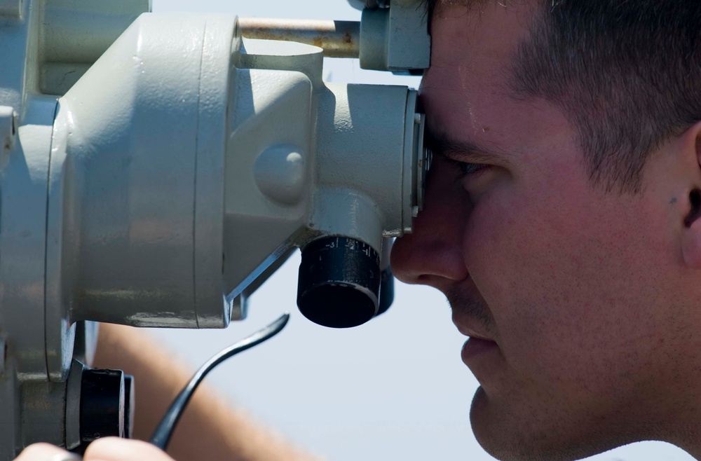 USS John C. Stennis sailors at work