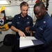 USS Vicksburg sailors review letters