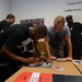 Trey Songz signs CDs at Naval Station Norfolk