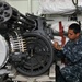 USS Ronald Reagan sailor at work